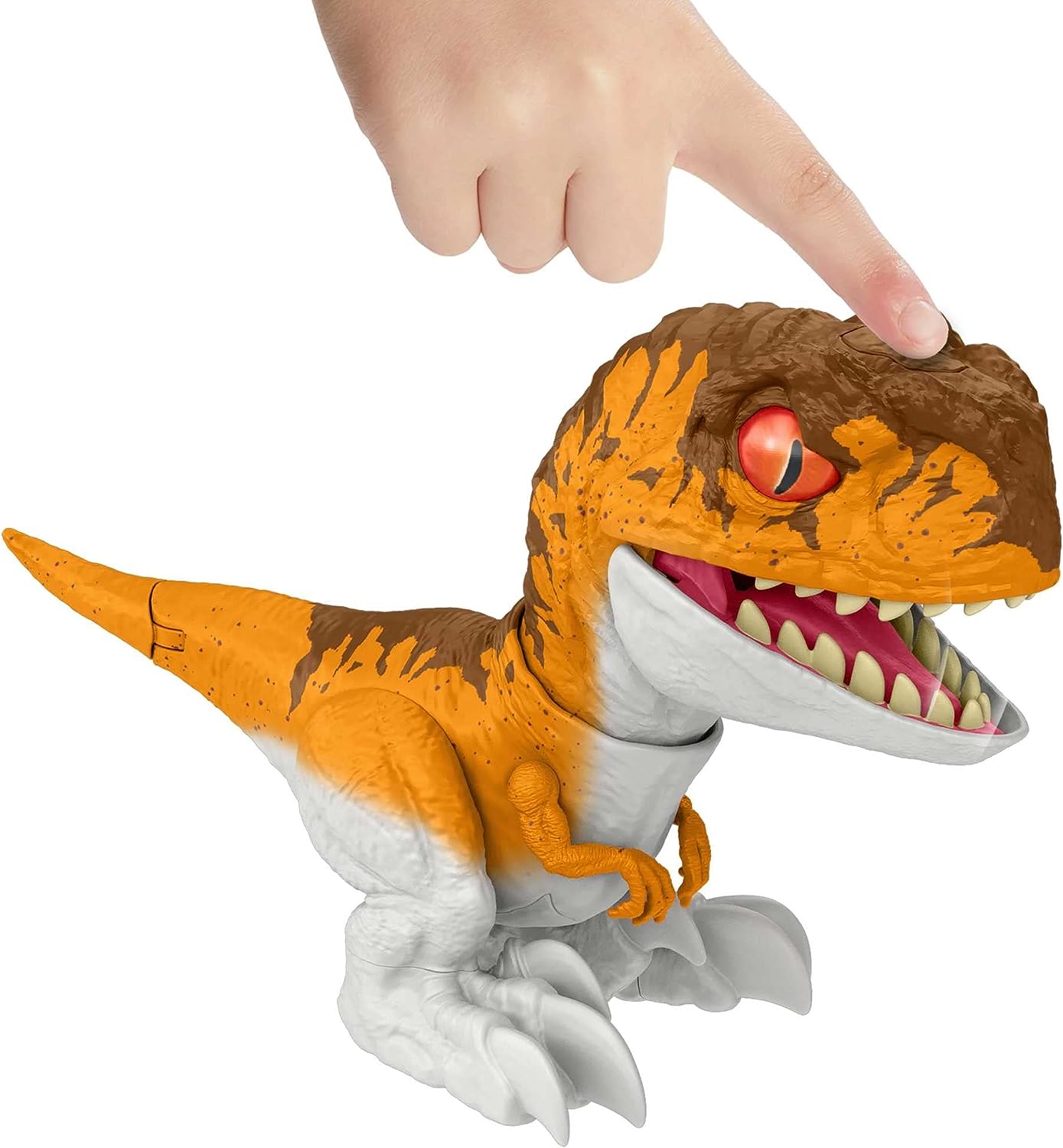 Jurassic World Dinosaurio de Juguete Roady Roar Atrociraptor Interactivo