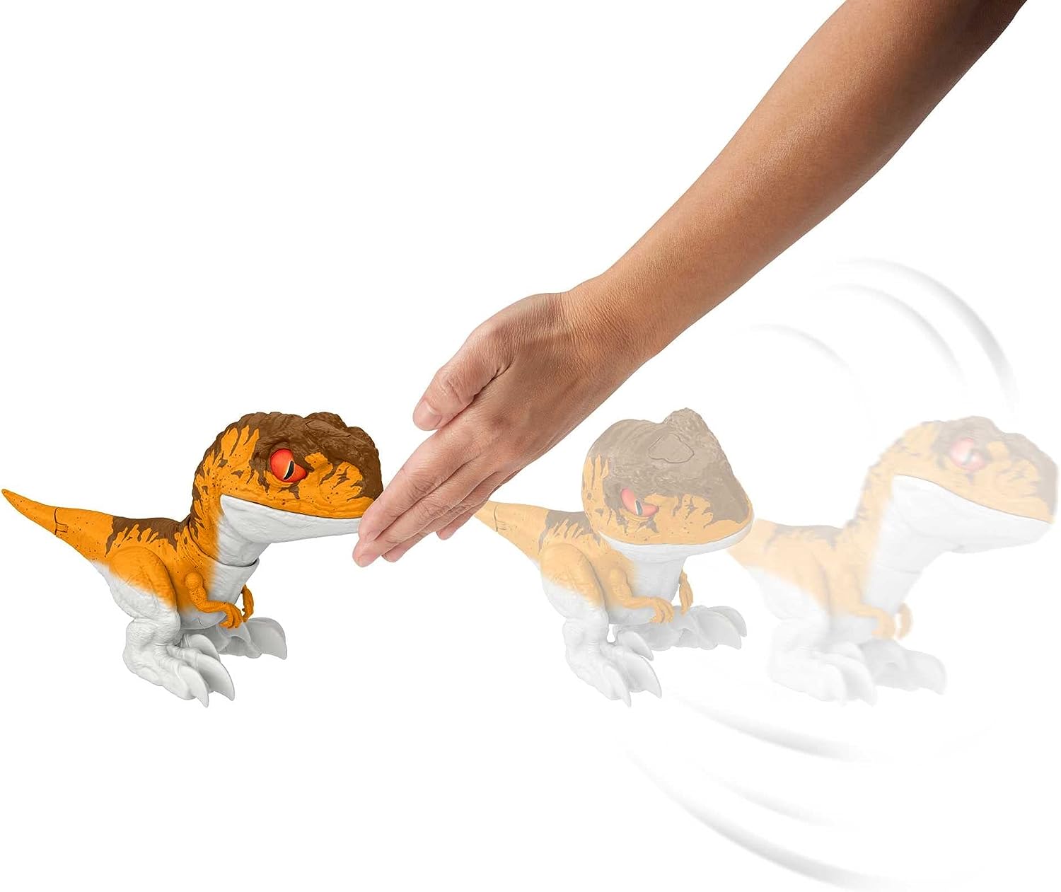 Jurassic World Dinosaurio de Juguete Roady Roar Atrociraptor Interactivo