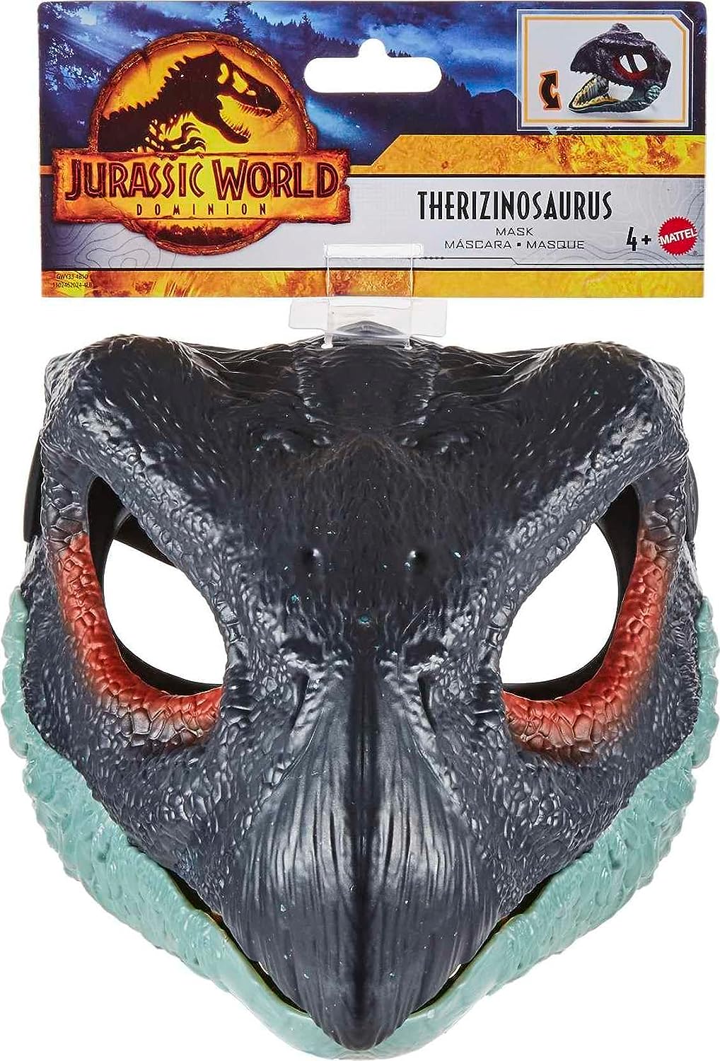 Jurassic World Juguete Slasher Dino Máscara Therizinosaurus