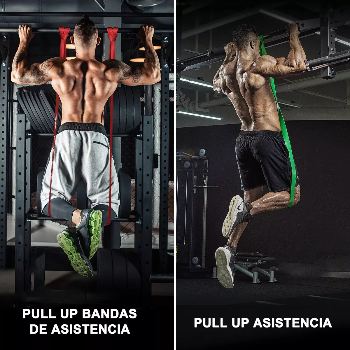 Kit De 4 Bandas Elasticas Ejercicio Liga De Resistencia