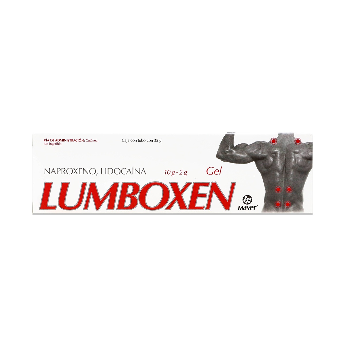 LUMBOXEN, TUBO CON 35 G, MAVER