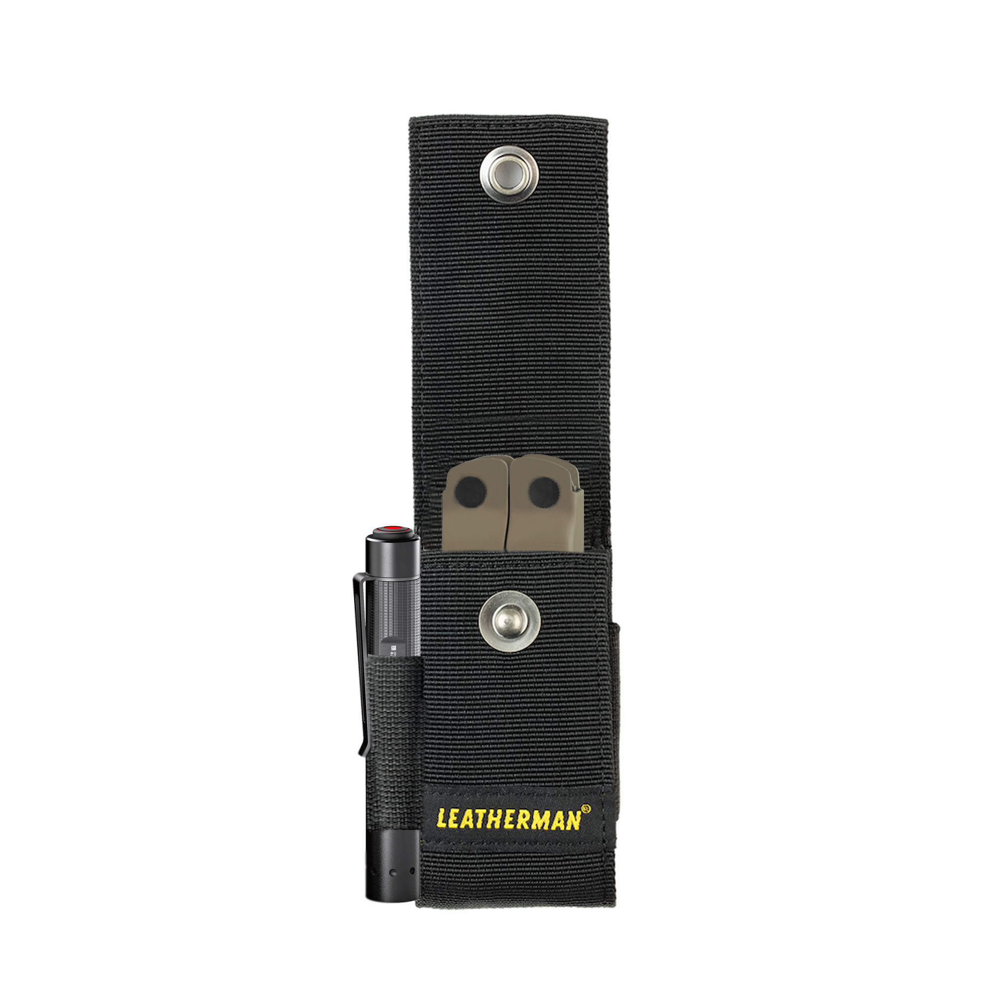 Navaja Leatherman rebar tan con linterna