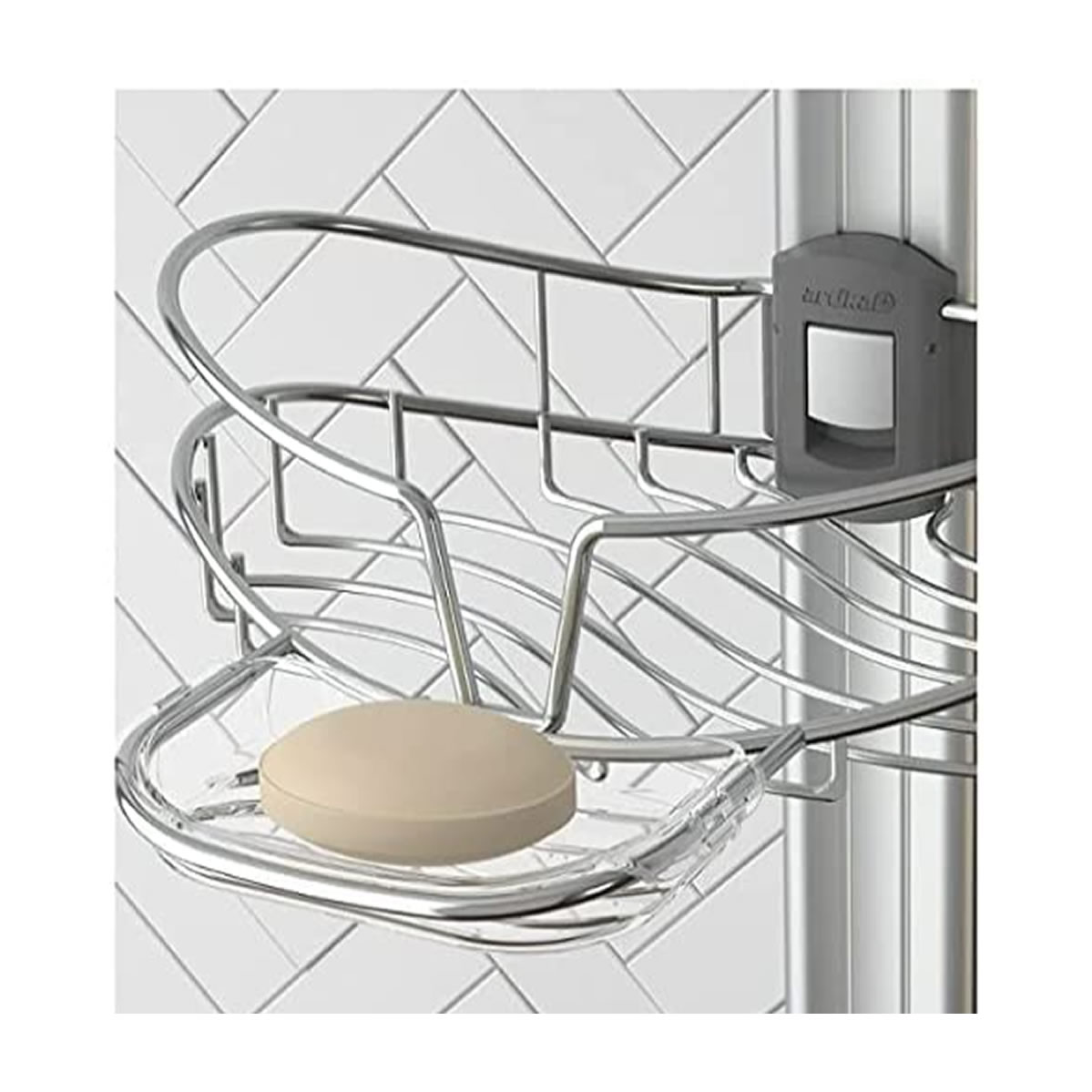 Estante Para Ducha De Lujo Artika Ajustable De 1.5 A 2.54 Mts