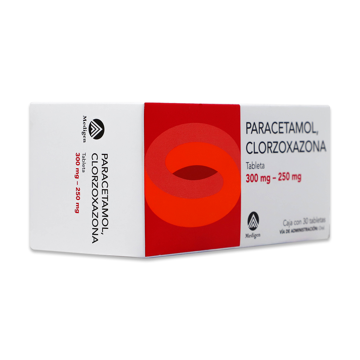 PARACETAMOL CLORZOXAZONA, 30 TABLETAS, MEDIGEN