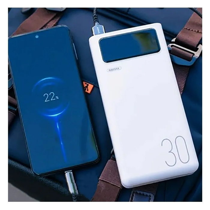 Remax Power Bank Batería Portátil Cargador 30000mah