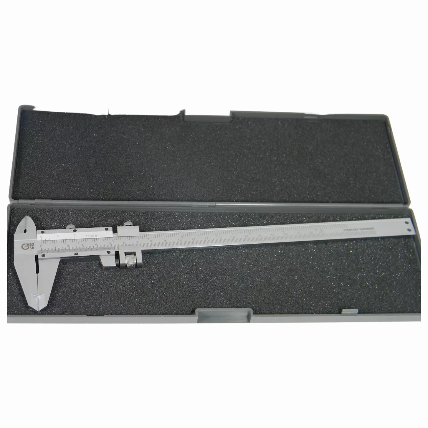 Calibrador Pie De Rey 24 Pulgadas 0.05mm Ajuste Fino Karlen-para medir diámetro Exterior, diámetro Interior y Profundidad, con micrómetro De Acero Inoxidable Escala Grabada en mm