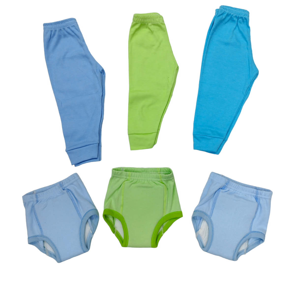 Kit Control Esfinter Guardería 3 Pantalones- 3 Calzon Entrenador