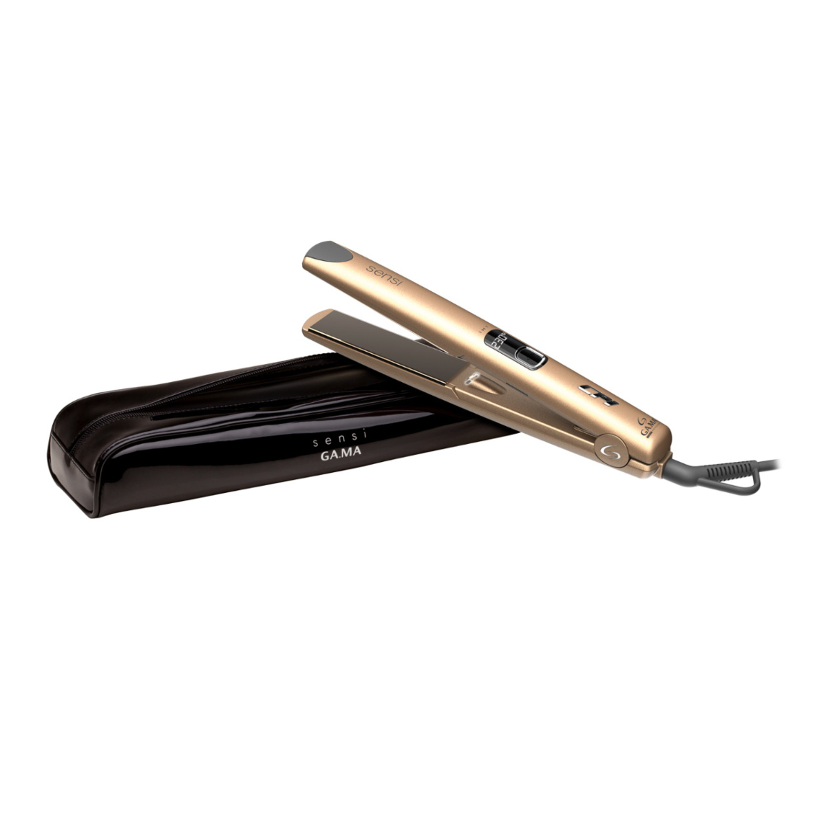 Plancha de Cabello Gama Italy / NOVA SENSI 5D W&L / Color dorado