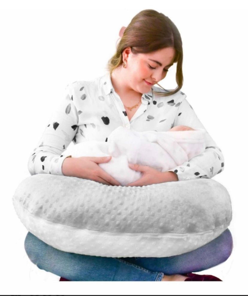 Cojín O Almohada Lactancia De Bebé O Maternidad, Con Cierre 