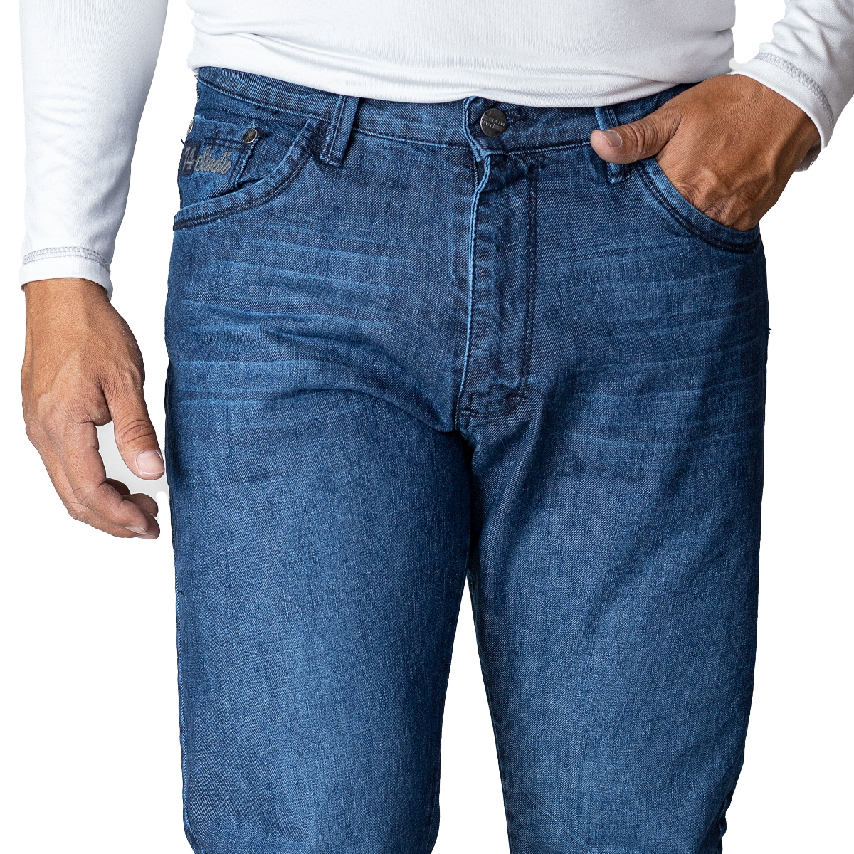 Pantalón de Hombre Mezclilla Recto Wiskas American Force F-14