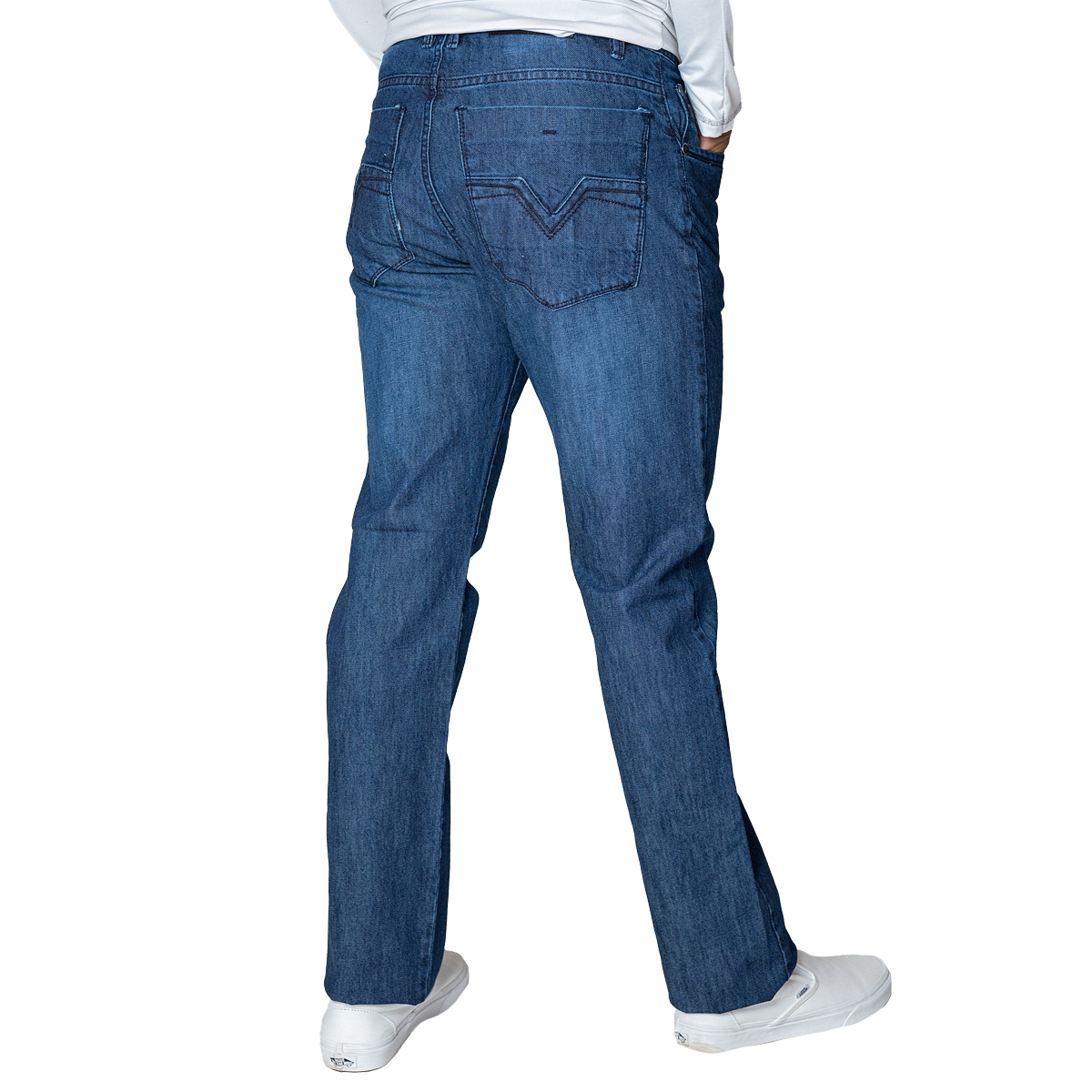 Pantalón de Hombre Mezclilla Recto Wiskas American Force F-14