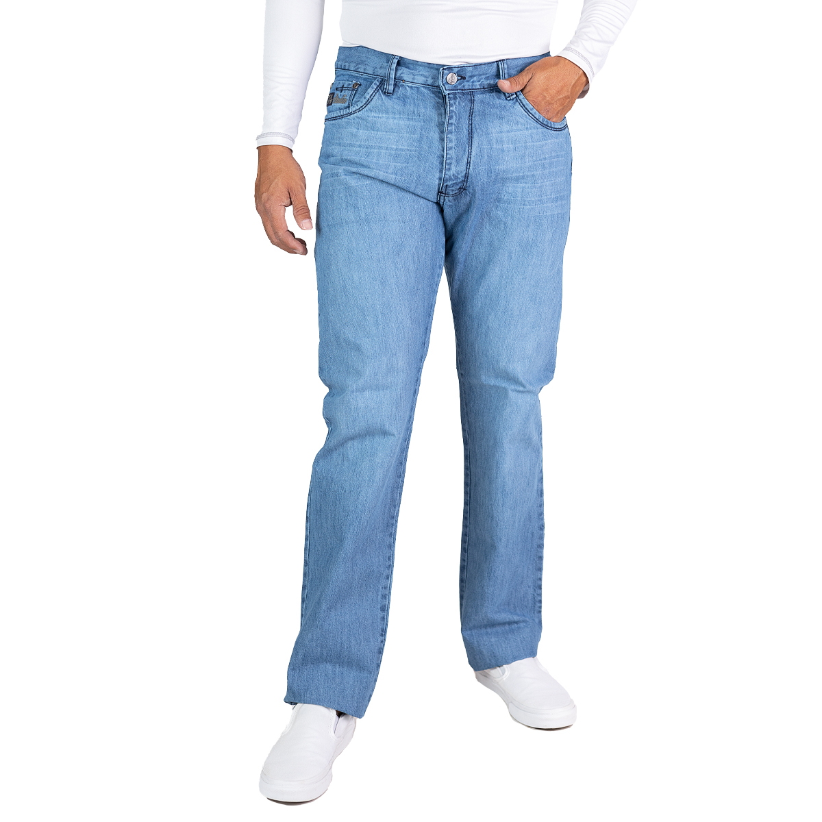 Pantalón de Hombre Mezclilla Recto Wiskas American Force F-14