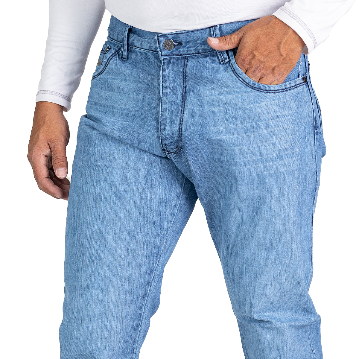 Pantalón de Hombre Mezclilla Recto Wiskas American Force F-14