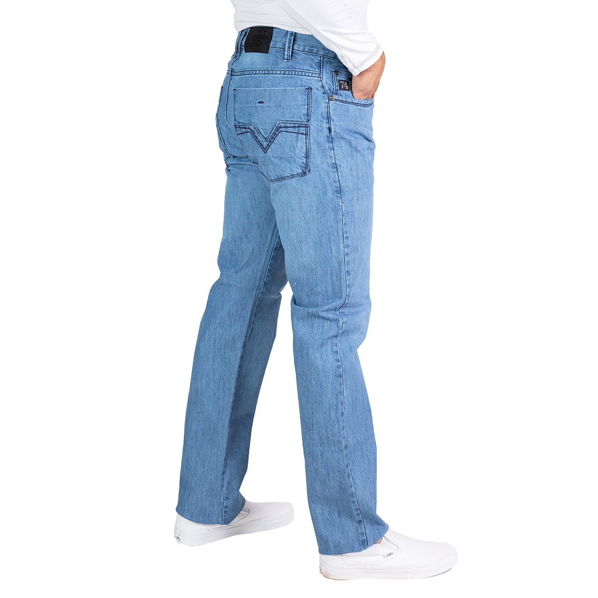 Pantalón de Hombre Mezclilla Recto Wiskas American Force F-14