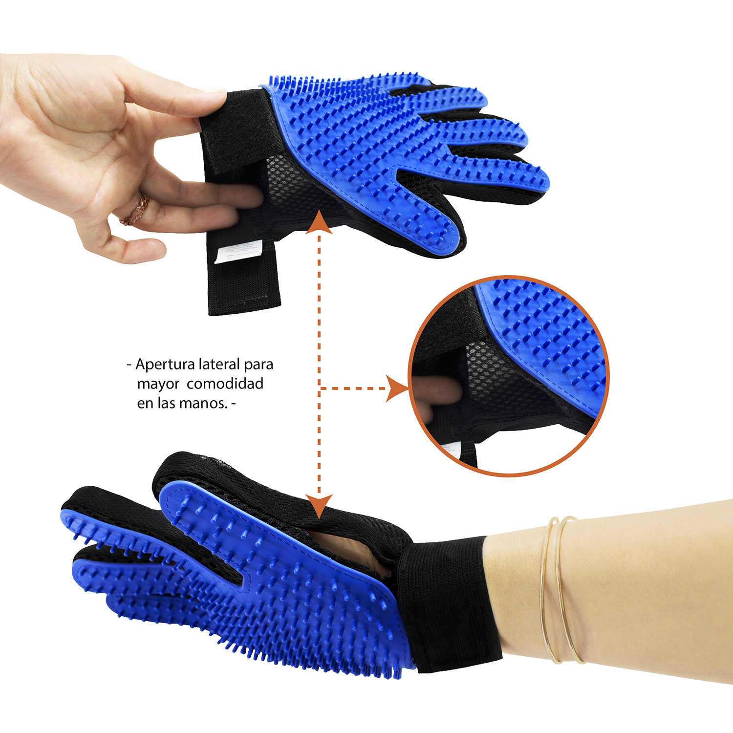Par de Guantes Removedor de Pelo 