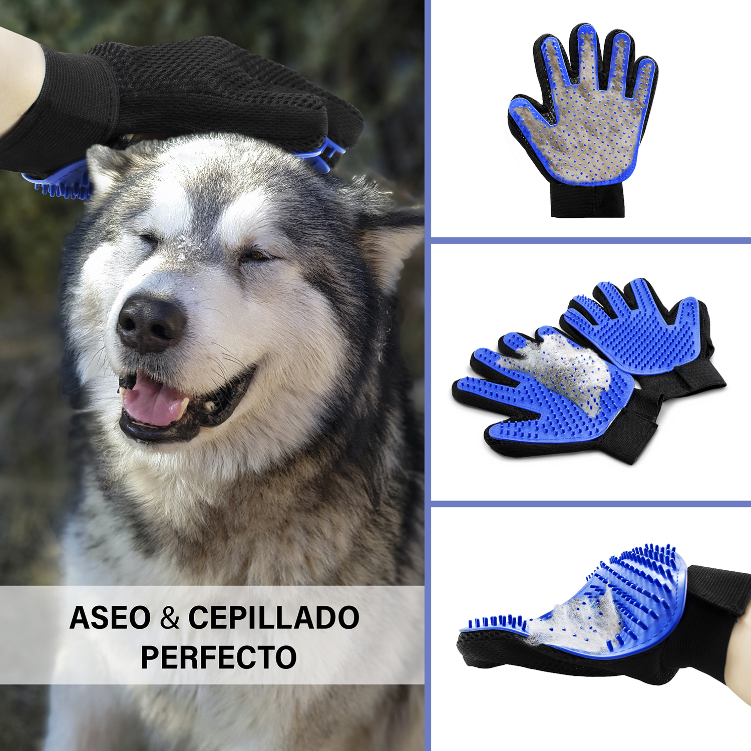 Par de Guantes Removedor de Pelo 