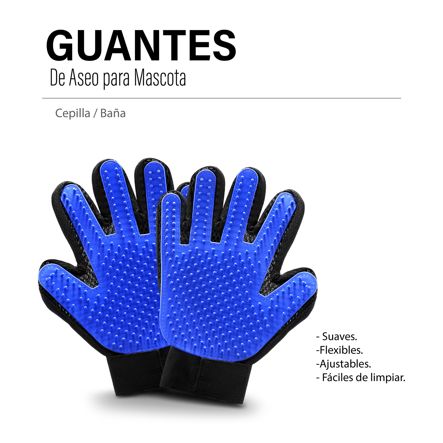 Par de Guantes Removedor de Pelo 