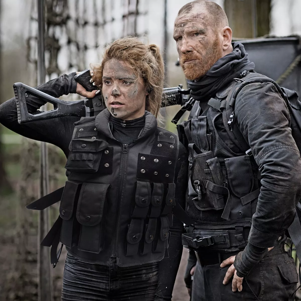 Chaleco Táctico Militar Bolsos Removibles Airsoft Paintball