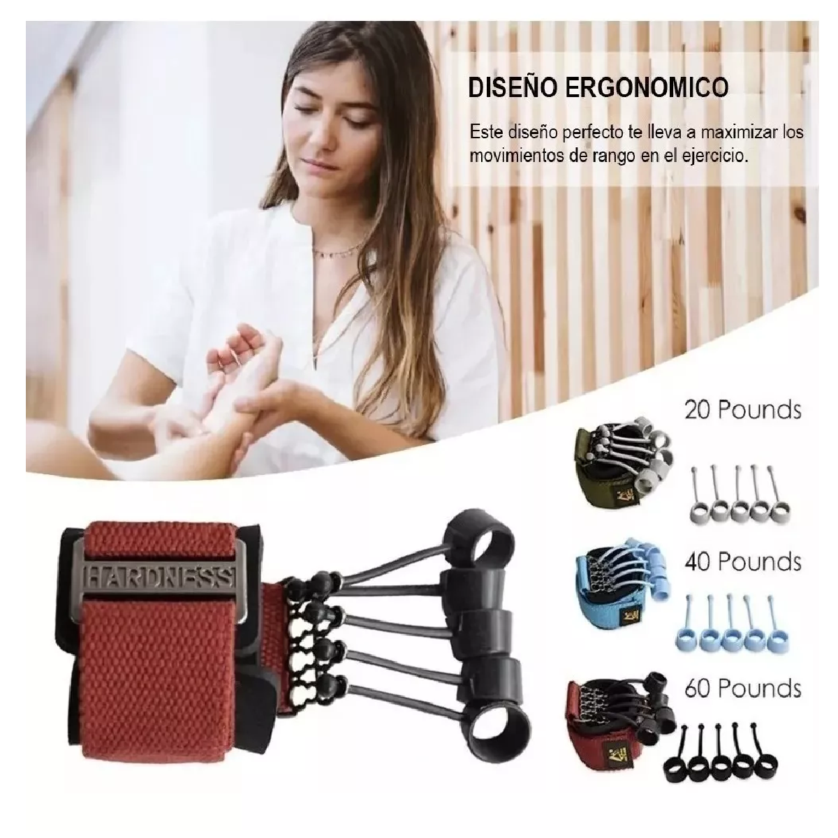 Ejercitador De Dedos Rehabilitación Entrenamiento 