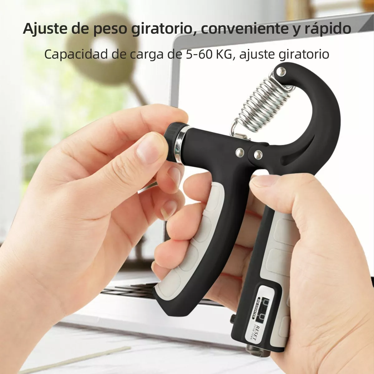 Hand Grip Ejercitador De Mano Ejercitador Antebrazo 5-60kg