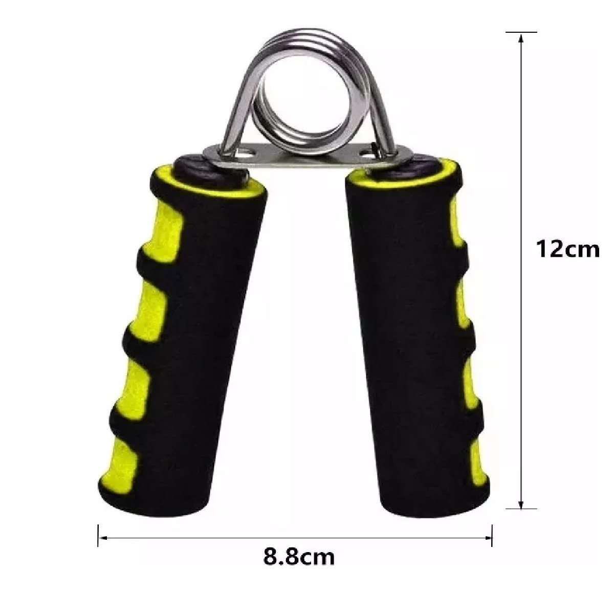 Kit Hand Grip Ejercitador De Mano Fitness Antebrazo 5-60kg 4pcs Amarillo
