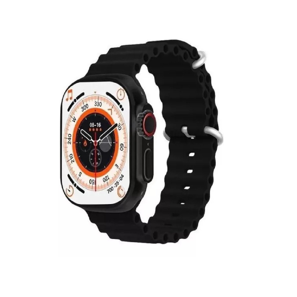 Reloj Inteligente T800 Ultra Smartwatch Carga Inalámbrica Negro