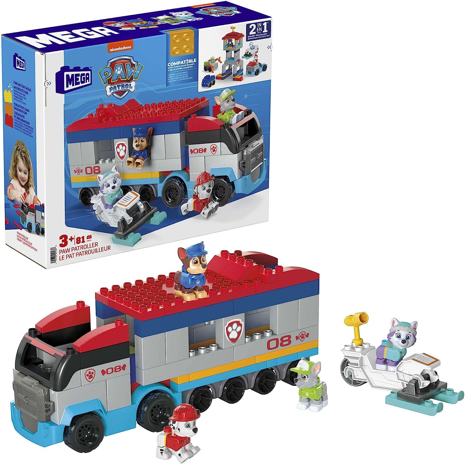 Mega Bloks Paw Patrol Paw Patroller 