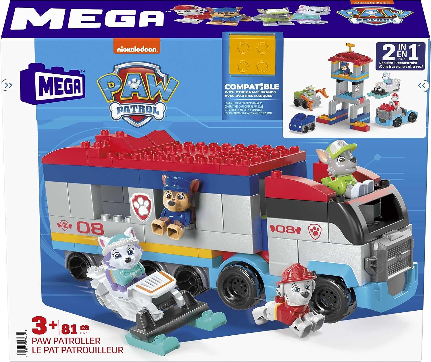 Mega Bloks Paw Patrol Paw Patroller 