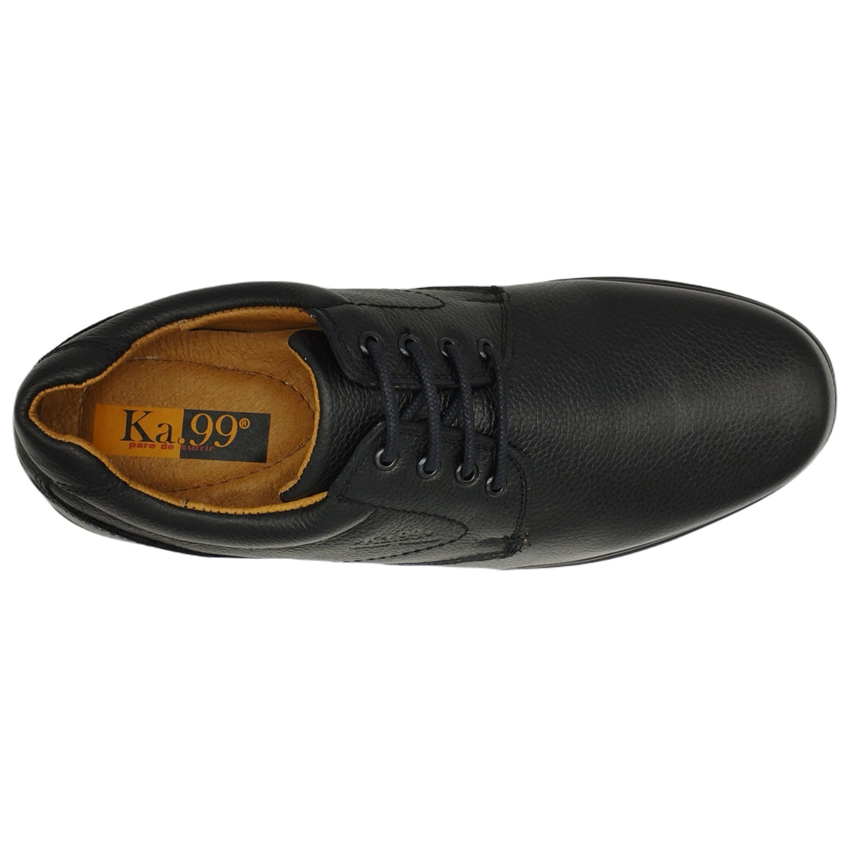 Zapato De Piel Ligero Artesanal Escolar Horma Ancha 1083