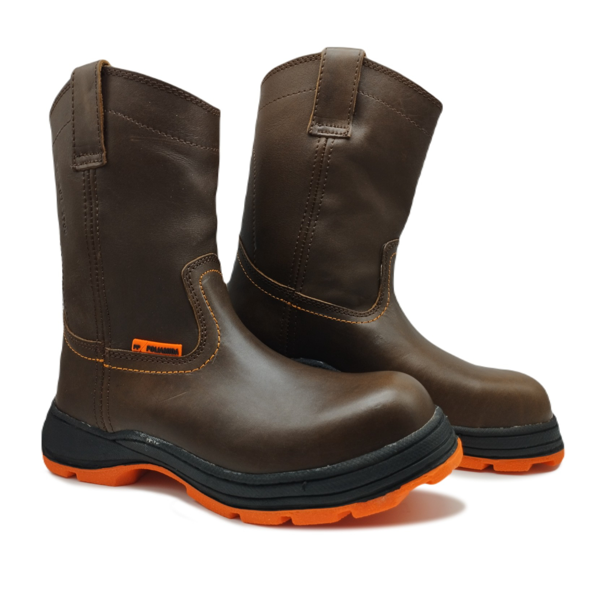 Bota Industrial Piel Cosida Soldador Herrero Ligera 2900