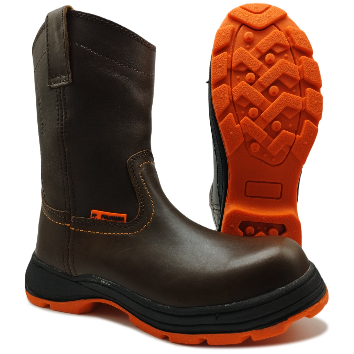 Bota Industrial Piel Cosida Soldador Herrero Ligera 2900