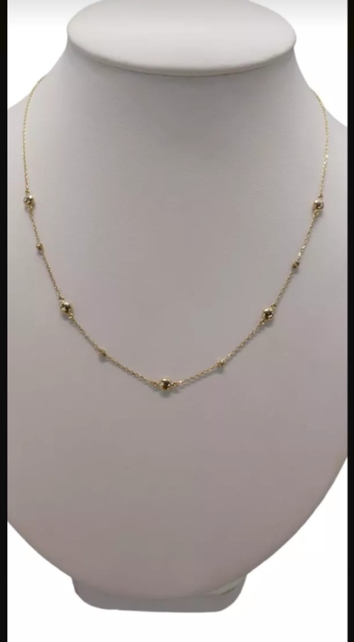 Gargantilla Borlas Oro 14k + Obsequio