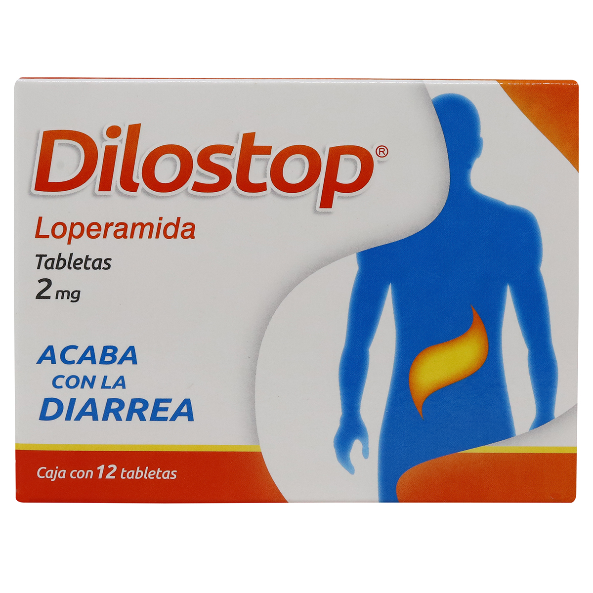 DILOSTOP, LOPERAMIDA, CAJA CON 12 TABLETAS, 2 MG
