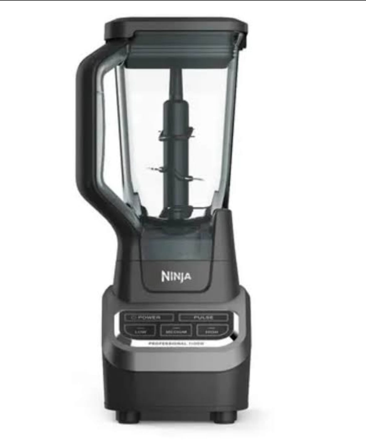 Licuadora Ninja Professional Blender 1000w 2.1L Negra Y Plata 120v