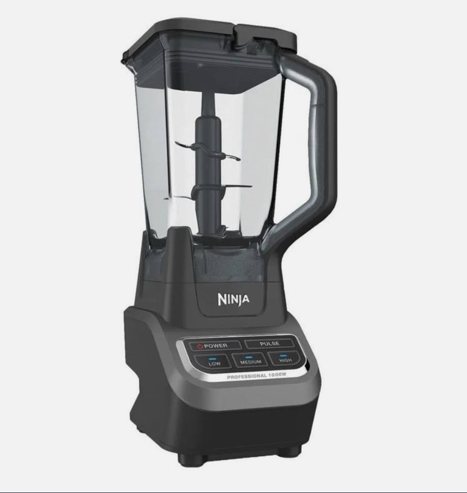 Licuadora Ninja Professional Blender 1000w 2.1L Negra Y Plata 120v