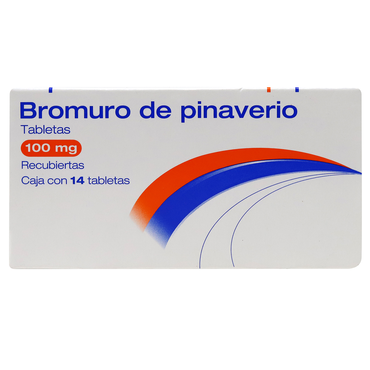 BROMURO DE PINAVERIO, 14 TABLETAS DE 100 MG