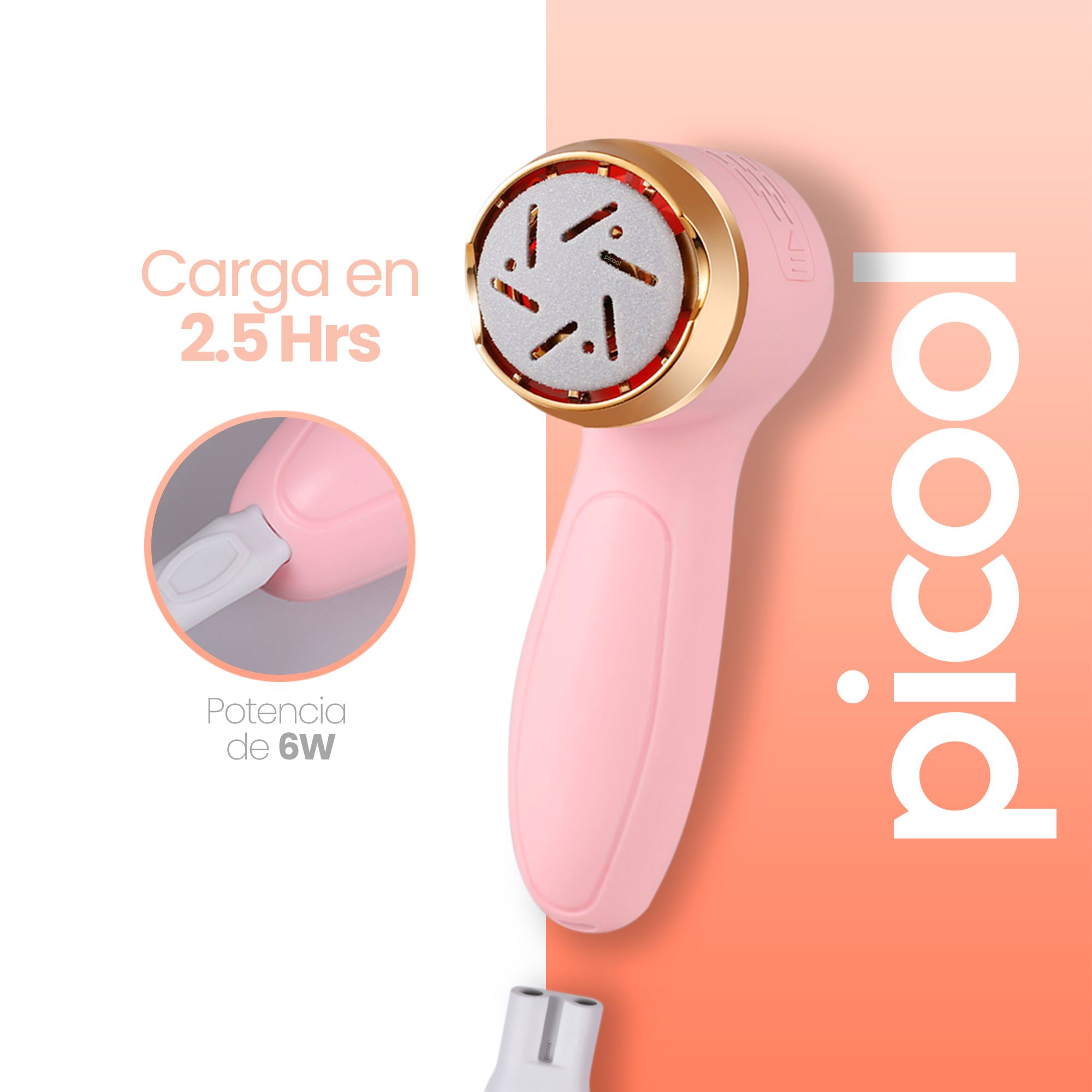 Lima Electrica Para Pies Pedicura Profesional Recargable Usb