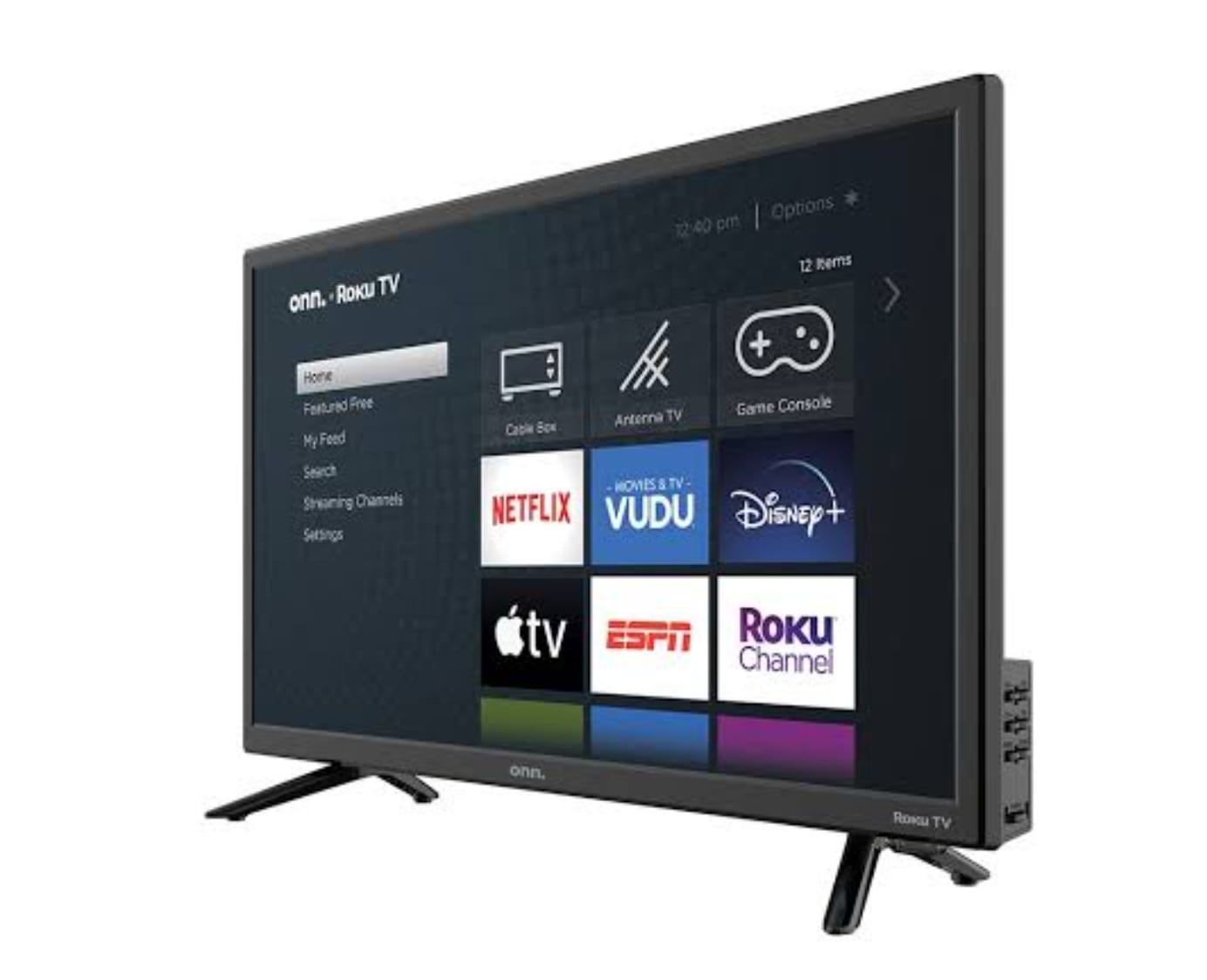 ONN Smart TV LED Class HD (720P) de 24 pulgadas compatible con Netflix,   y Google Assistant (100012590)