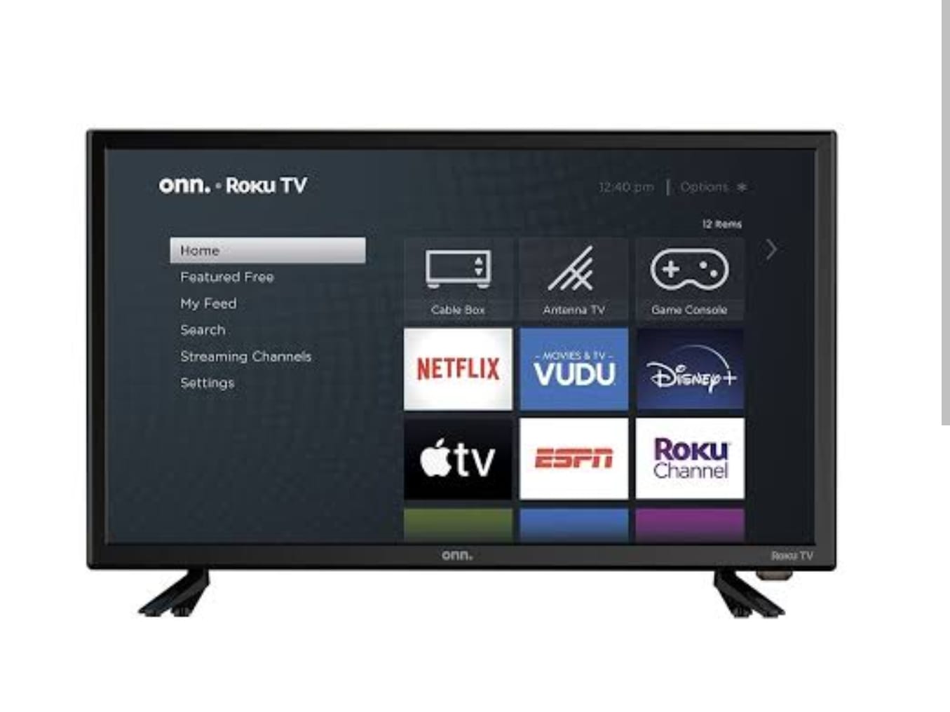 Onn. 24 Class HD 720P LED Roku Smart TV 100012590