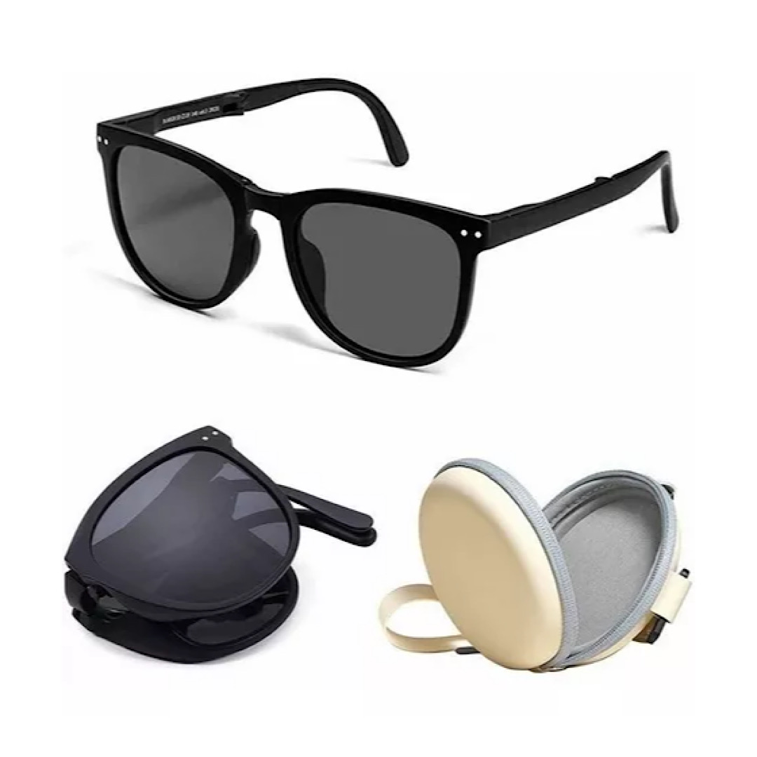 Gafas De Sol Plegables Polarizadas Anti-uv Unisex + Estuche