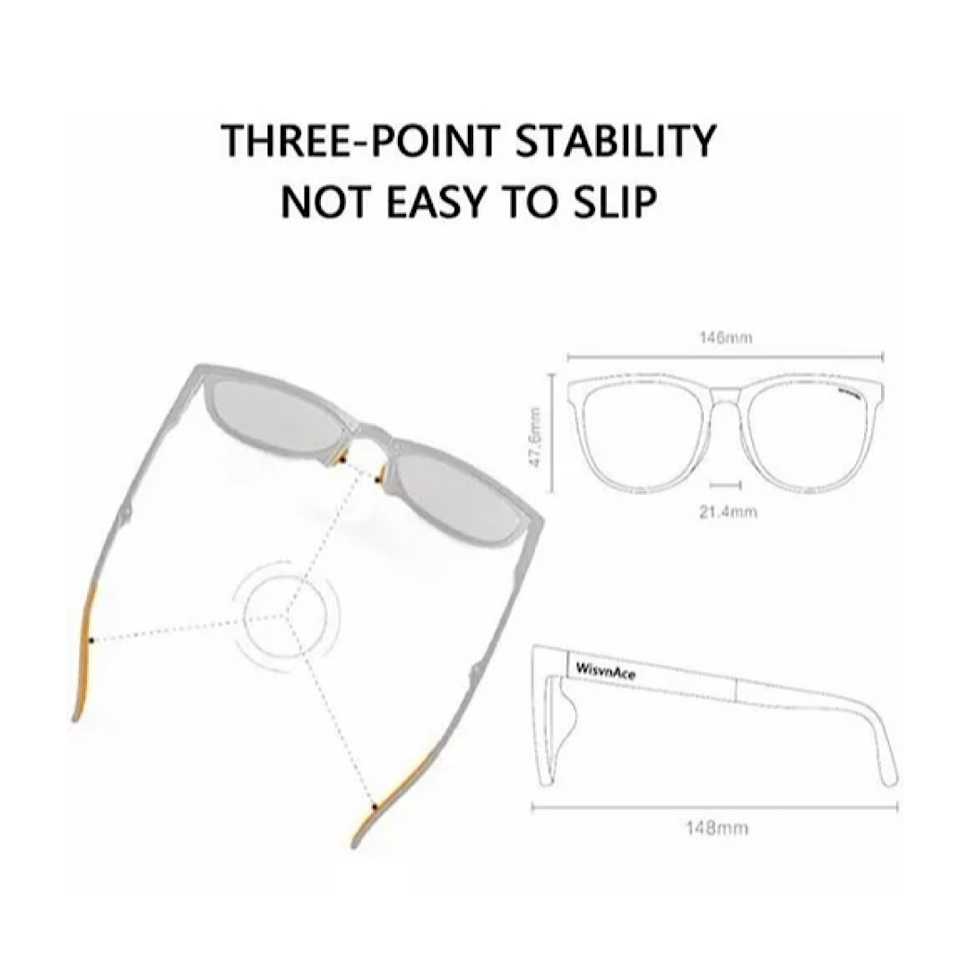 Gafas De Sol Plegables Polarizadas Anti-uv Unisex + Estuche