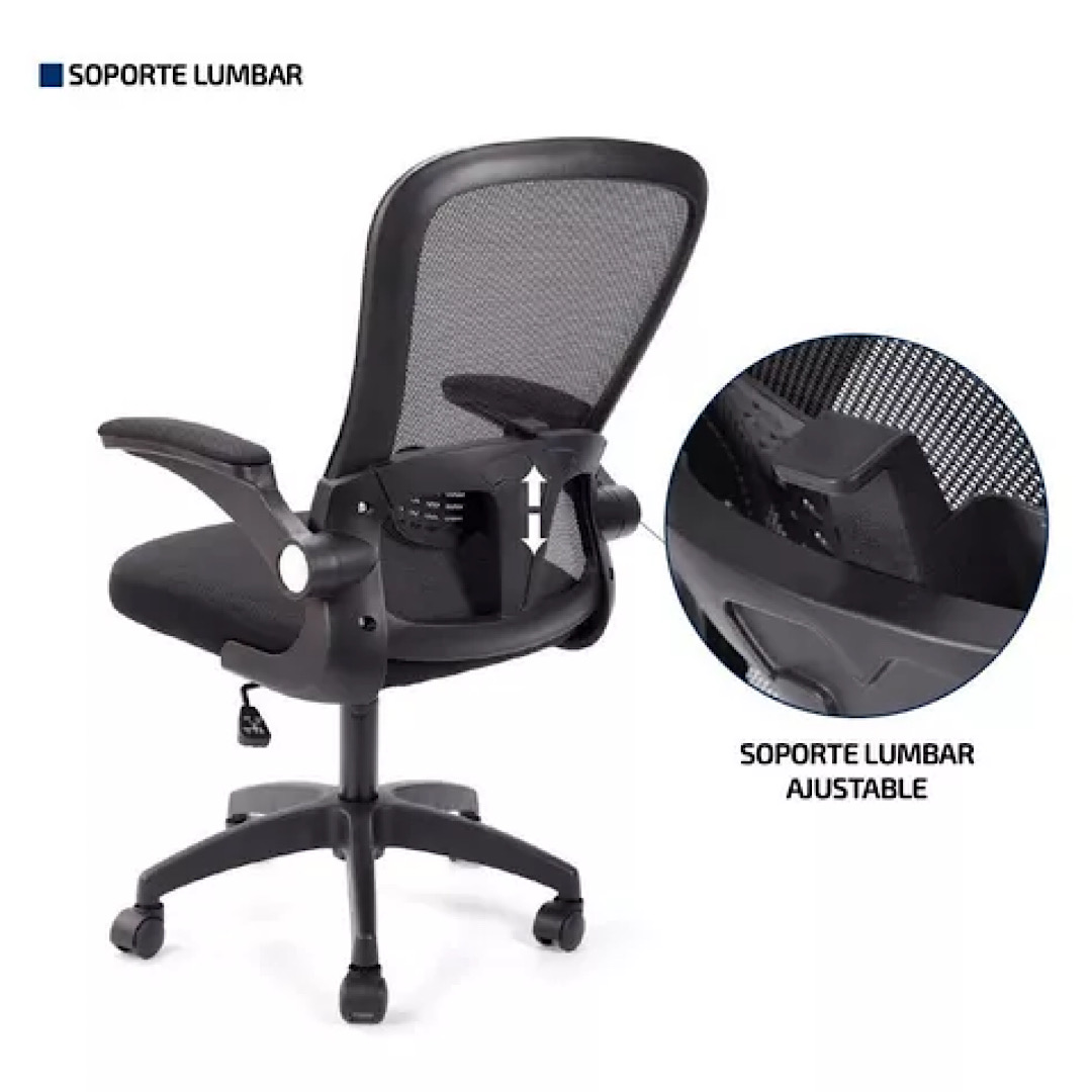 Silla Ejecutiva Oficina Ergonomica Ajustable Mesh Escritorio Apoyabrazos Moviles