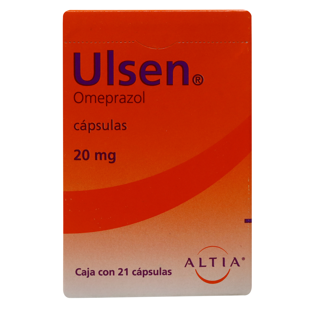 ULSEN OMEPRAZOL 21 CÁPSULAS 20 MG ALTIA