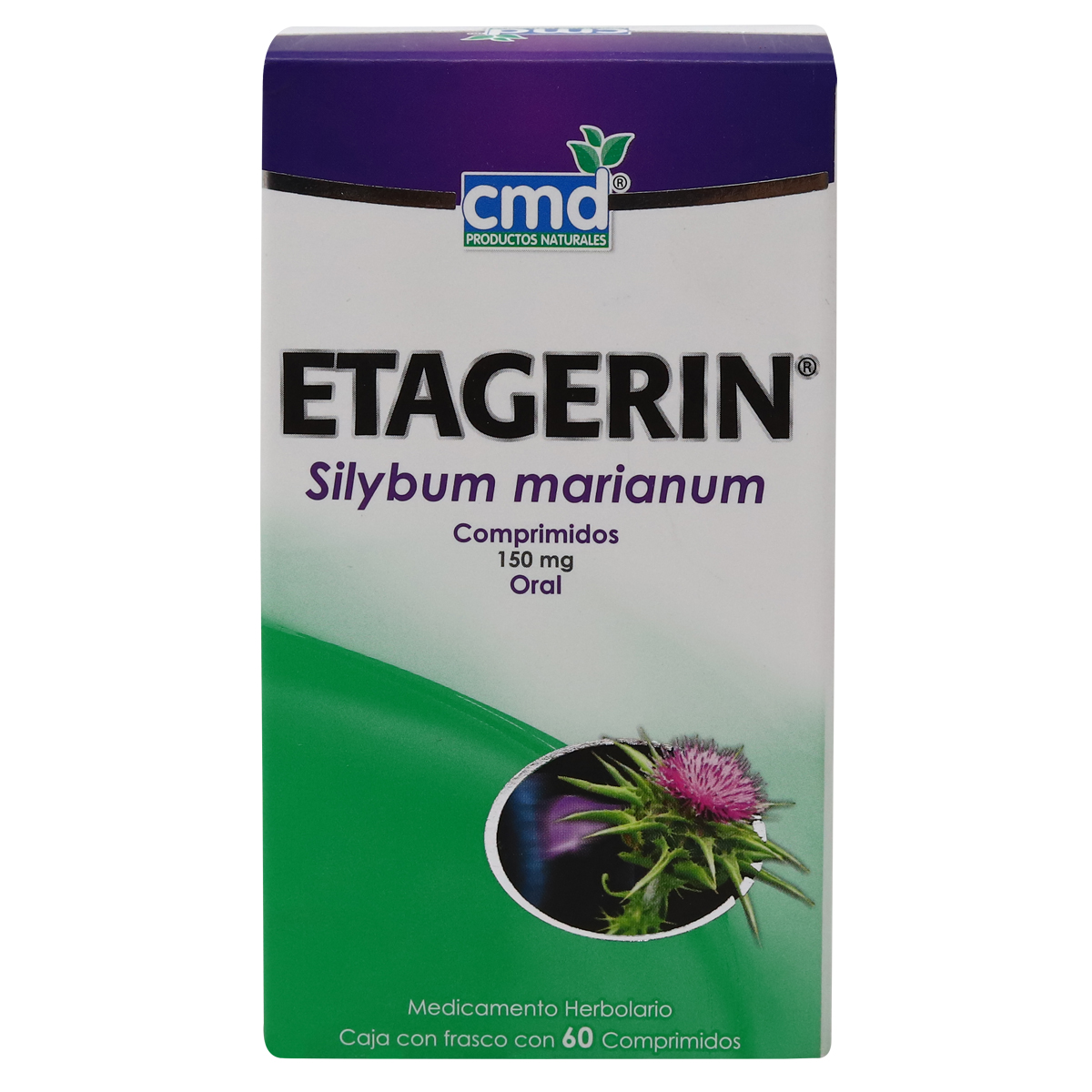 ETAGERIN SILYBUM MARIANUM MEDICAMENTO HERBOLARIO 60 COMPRIMIDOS 150 MG CMD