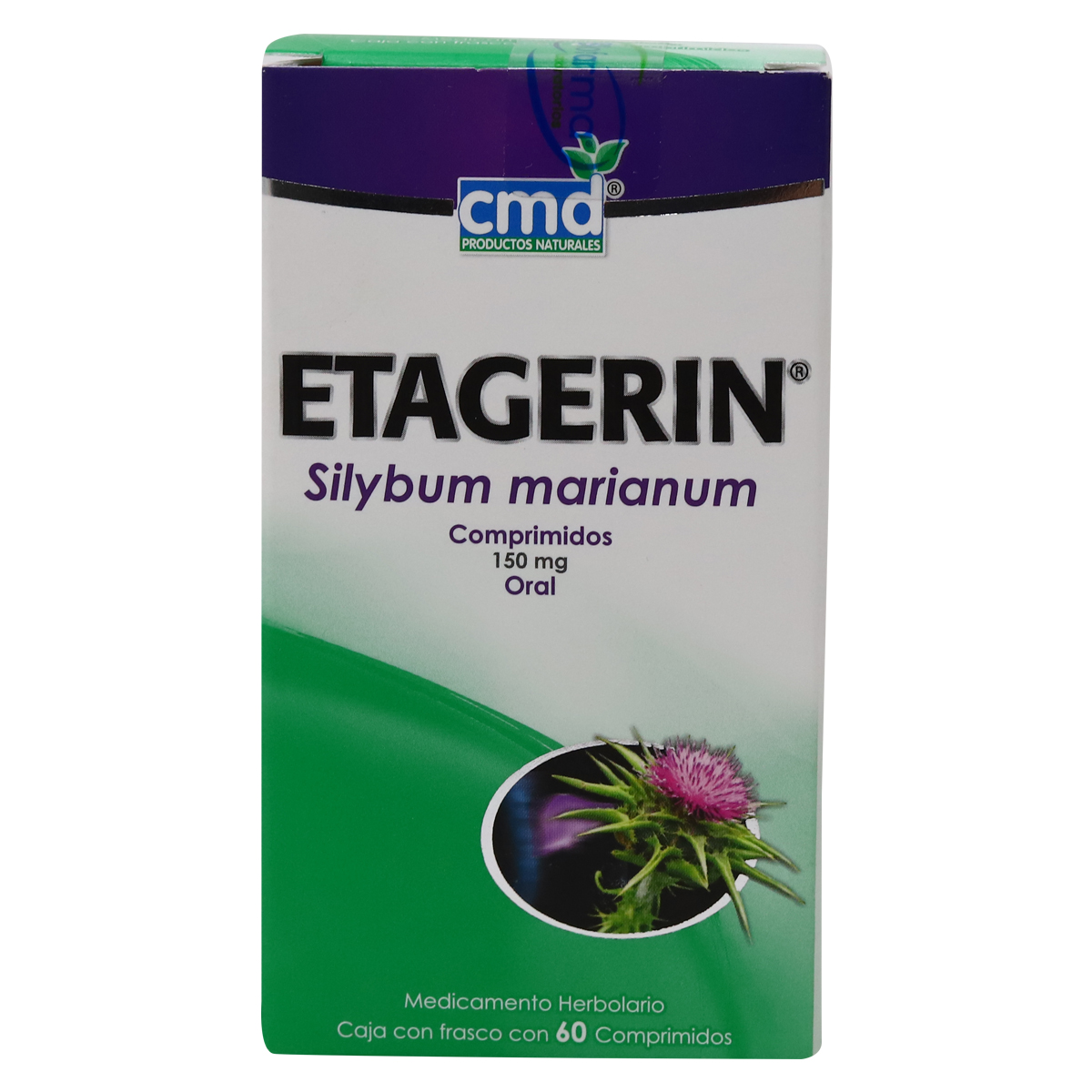 ETAGERIN SILYBUM MARIANUM MEDICAMENTO HERBOLARIO 60 COMPRIMIDOS 150 MG CMD