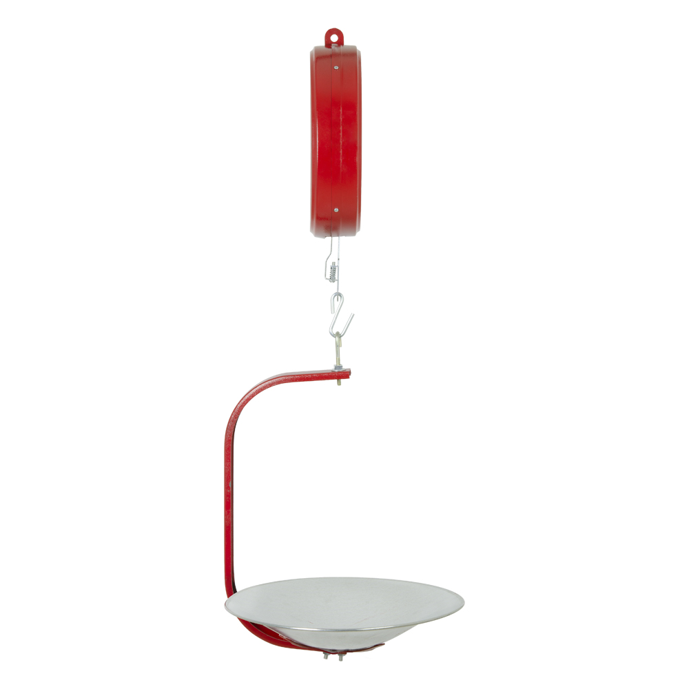 Báscula Colgante De Reloj 10kg Para Medición Fácil y Precisa De Peso Cucharon Plástico ABS grabado Alimenticio Charola De Aluminio-Hasta 10 Kg