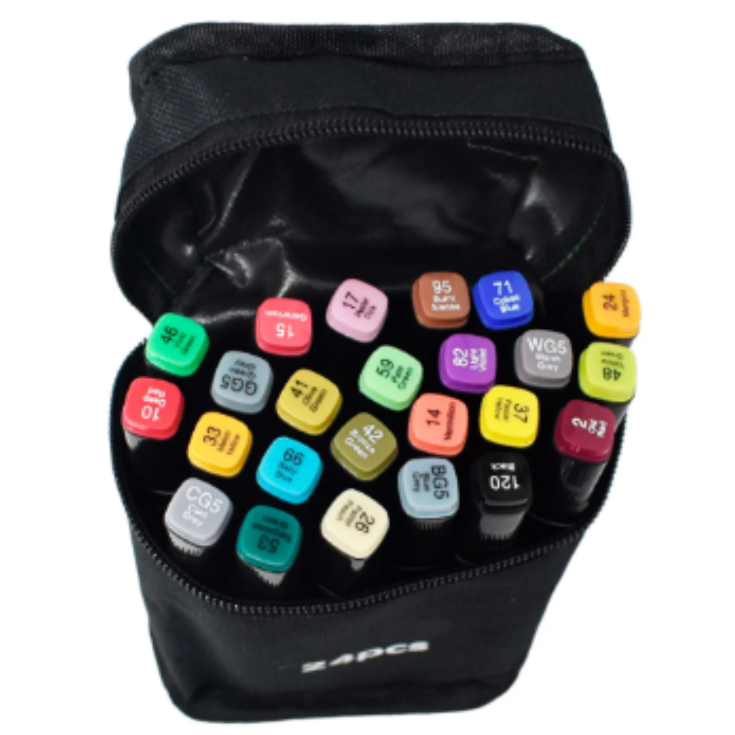 Set de 24 marcadores rotuladores de doble punta