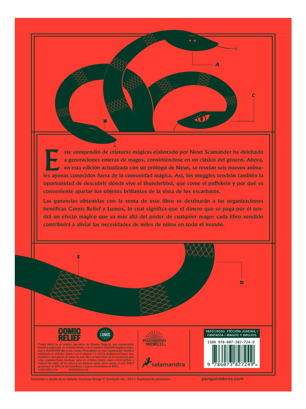 Libro Animales Fantásticos Y Donde Encontrarlos Autor J.K. Rowlin