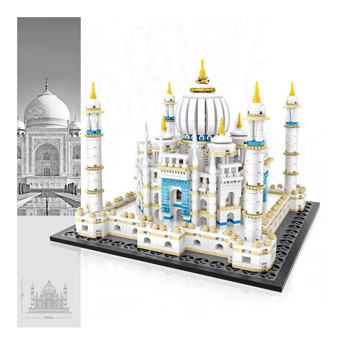 Mini Bloques Taj Mahal Construcción Decoración Niños Loz