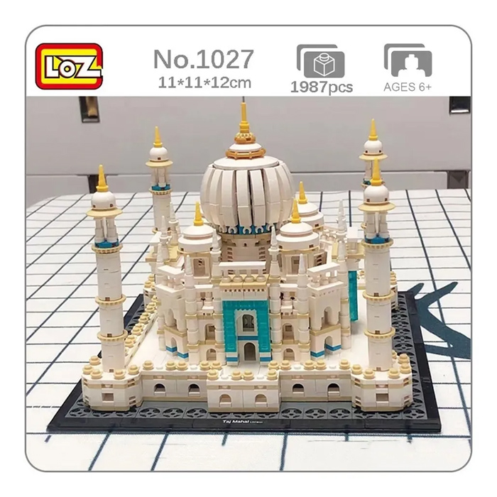 Mini Bloques Taj Mahal Construcción Decoración Niños Loz